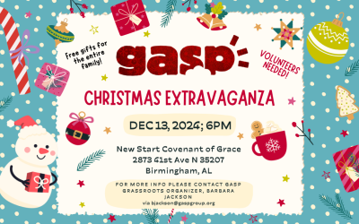 Join GASP in Celebrating the Season at Our First Annual Community Christmas Extravaganza!